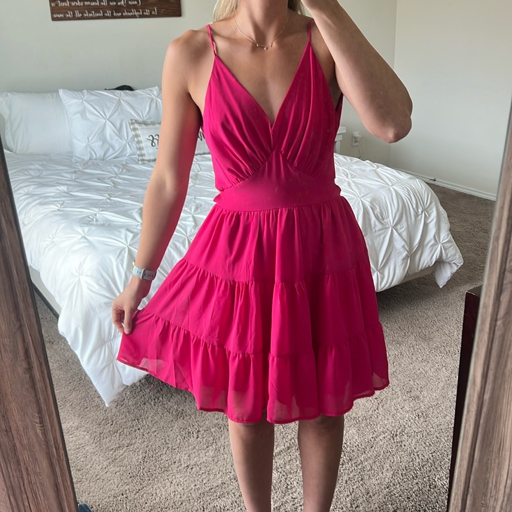 Lulus hot link backless mini dress